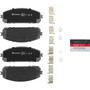 PRIME Ceramic Brake Pad Set for 2014-2023 Jeep (Cherokee, Grand Cherokee) P37021N - kit contents