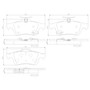 PRIME Ceramic Brake Pad Set for 2012-2021 Ford (Focus, C-Max, EcoSport) P24216N - diagram