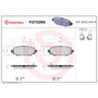 PRIME Ceramic Brake Pad Set for 2018-2025 Jeep (Wrangler) P37026N - diagram