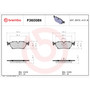 PRIME Ceramic Brake Pad Set for 1990-2006 Jaguar (Vanden Plas, XJ12, XJ6, XJR) P36008N - diagram