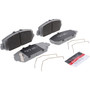 PRIME Ceramic Brake Pad Set for 2013-2022 Acura/Honda (RDX, RLX, Civic, ILX) P28084N - angled view