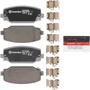 PRIME Ceramic Brake Pad Set for 2021-2025 Jeep (Grand Cherokee L, Grand Cherokee) P37030N - kit contents