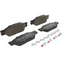 PRIME Low-Met Brake Pad Set for 2000-2006 Jaguar/Ford/Lincoln (S-Type, Thunderbird, LS) P36012 - angled view