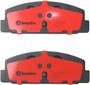 PRIME Ceramic Brake Pad Set for 1987-2005 Mazda (6, RX-7, Protege5, Protege) P49036N - back view