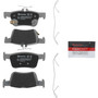 PRIME Ceramic Brake Pad Set for 2016-2025 Honda/Acura (Civic, Integra) P28089N - kit contents