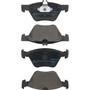 PRIME Low-Met Brake Pad Set for 2006-2009 Mercedes-Benz (E350) P50075 - kit contents