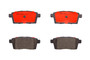 PRIME Ceramic Brake Pad Set for 2007-2015 Mazda/Lincoln/Ford (CX-7, MKX, Edge, CX-9) P49041N - top view