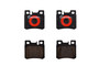 PRIME Ceramic Brake Pad Set for 1987-2000 Mercedes-Benz (300CE, 300E, 300SL, 300TD) P50009N - top view