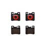 PRIME Ceramic Brake Pad Set for 1987-2000 Mercedes-Benz (300CE, 300E, 300SL, 300TD) P50009N - alternate view