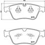 PRIME Low-Met Brake Pad Set for 2007-2011 Mercedes-Benz (ML63 AMG, R63 AMG) P50105 - diagram