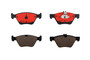 PRIME Ceramic Brake Pad Set for 1996-2009 Mercedes-Benz/Chrysler (CLK320, CLK430, E300, E320) P50026N - front view