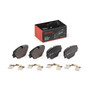 PRIME Low-Met Brake Pad Set for 2022-2025 Land Rover (Range Rover, Range Rover Sport) P44032 - kit contents