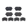 PRIME Low-Met Brake Pad Set for 2014-2023 Jaguar (F-Type, XJR, XJ, XJR575) P36033 - alternate view