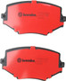 PRIME Ceramic Brake Pad Set for 1994-2005 Mazda (Miata) P49020N - back view