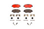 PRIME Ceramic Brake Pad Set for 2007-2021 Dodge/Mercedes-Benz (Sprinter 2500, Metris) P50085N - front view