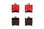PRIME Ceramic Brake Pad Set for 1996-2011 Mercedes-Benz (C230, C240, C32 AMG, C320) P50033N - front view