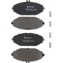 PRIME Low-Met Brake Pad Set for 2015-2021 Mercedes-Benz (C300, E300) P50124 - kit contents