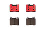 PRIME Ceramic Brake Pad Set for 1992-1999 Mercedes-Benz (300SD, 300SE, 400SE, 400SEL) P50018N - top view
