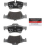 PRIME Ceramic Brake Pad Set for 2003-2018 Mercedes-Benz (CL500, E320, E500, S430) P50052N - kit contents