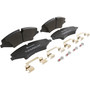 PRIME Low-Met Brake Pad Set for 2010-2017 Land Rover (Range Rover, Range Rover Sport, LR4) P44024 - angled view