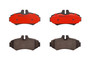 PRIME Ceramic Brake Pad Set for 2002-2018 Mercedes-Benz/Dodge (G500, G55 AMG, Sprinter 2500, Sprinter 3500) P50020N - front view