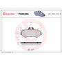 PRIME Ceramic Brake Pad Set for 2002-2018 Mercedes-Benz/Dodge (G500, G55 AMG, Sprinter 2500, Sprinter 3500) P50020N - diagram