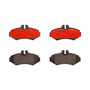 PRIME Ceramic Brake Pad Set for 2002-2018 Mercedes-Benz/Dodge (G500, G55 AMG, Sprinter 2500, Sprinter 3500) P50020N - alternate view