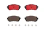 PRIME Ceramic Brake Pad Set for 2014-2020 Mazda (6) P49048N - top view