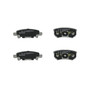 PRIME Ceramic Brake Pad Set for 2004-2017 Mitsubishi/Dodge/Jeep (Lancer, Outlander, Caliber, Compass) P54034N - back view