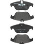 PRIME Low-Met Brake Pad Set for 2008-2017 Mercedes-Benz (C300, C350, GLK350, E350) P50068 - kit contents