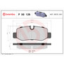 PRIME Low-Met Brake Pad Set for 2016-2023 Mercedes-Benz (Metris) P50126 - diagram