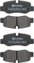 PRIME Low-Met Brake Pad Set for 2016-2023 Mercedes-Benz (Metris) P50126 - kit contents