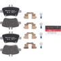 PRIME Ceramic Brake Pad Set for 2014-2020 Mercedes-Benz/INFINITI (CLA250, GLA250, QX30, SLC300) P50140N - kit contents