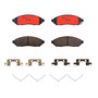 PRIME Ceramic Brake Pad Set for 2005-2020 Nissan/Suzuki (Pathfinder, Xterra, Frontier, Equator) P56059N - alternate view