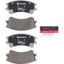 PRIME Ceramic Brake Pad Set for 2003-2005 Mazda (6) P49032N - kit contents