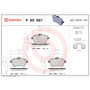 PRIME Low-Met Brake Pad Set for 2008 Mercedes-Benz (B200) P50057 - diagram