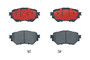 PRIME Ceramic Brake Pad Set for 2014-2018 Mazda (3) P49052N - top view