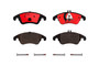 PRIME Ceramic Brake Pad Set for 2008-2020 Mercedes-Benz (C350, E350, E550, C250) P50069N - top view