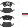 PRIME Ceramic Brake Pad Set for 2008-2020 Mercedes-Benz (C350, E350, E550, C250) P50069N - kit contents