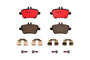 PRIME Ceramic Brake Pad Set for 2014-2018 Mercedes-Benz (CLA250) P50091N - top view