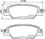 PRIME Ceramic Brake Pad Set for 2016-2025 Mazda (CX-5) P49053N - diagram