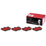 PRIME Ceramic Brake Pad Set for 2005-2015 Porsche/Audi (Cayenne, R8, RS5) P65016N - kit contents