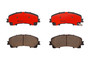 PRIME Ceramic Brake Pad Set for 2014-2025 INFINITI/Nissan (Q50, Rogue, QX50, Q60) P56106N - top view