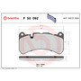 PRIME Low-Met Brake Pad Set for 2005-2010 Mercedes-Benz (CLK55 AMG, SLK55 AMG, CLK63 AMG) P50092 - diagram