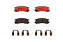 PRIME Ceramic Brake Pad Set for 1988-2012 Chrysler/Dodge/Eagle (Sebring, Avenger, Stealth, Stratus) P54012N - front view