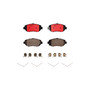 PRIME Ceramic Brake Pad Set for 1986-2010 Lexus/Toyota (GS300, GS400, GS430, IS300) P83037N - alternate view