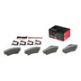 PRIME Ceramic Brake Pad Set for 2010-2017 Chevrolet/Saab/Buick (Camaro, 9-5, Caprice, LaCrosse) P59055N - packaging