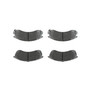 PRIME Ceramic Brake Pad Set for 1991-2014 Dodge/Eagle/Plymouth (Stealth, Talon, Laser, 3000GT) P54017N - front view