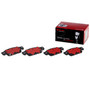 PRIME Ceramic Brake Pad Set for 2007-2015 INFINITI (G35, G37, Q60) P56080N - kit contents