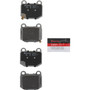 PRIME Ceramic Brake Pad Set for 2003-2020 Nissan/Mitsubishi/INFINITI (350Z, Lancer, G35, Impreza) P56048N - kit contents